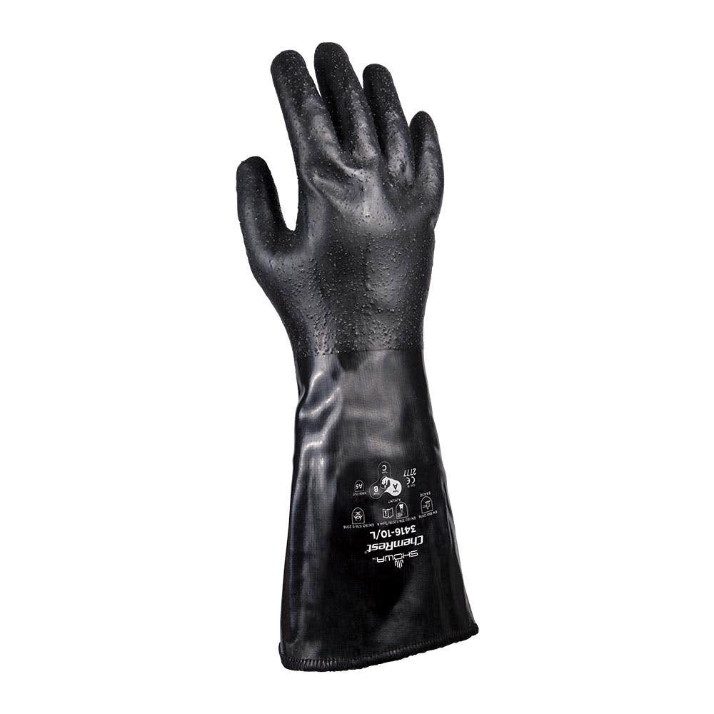 3416 Cut E Chemical Resistant Gloves Neoprene Coated 3416