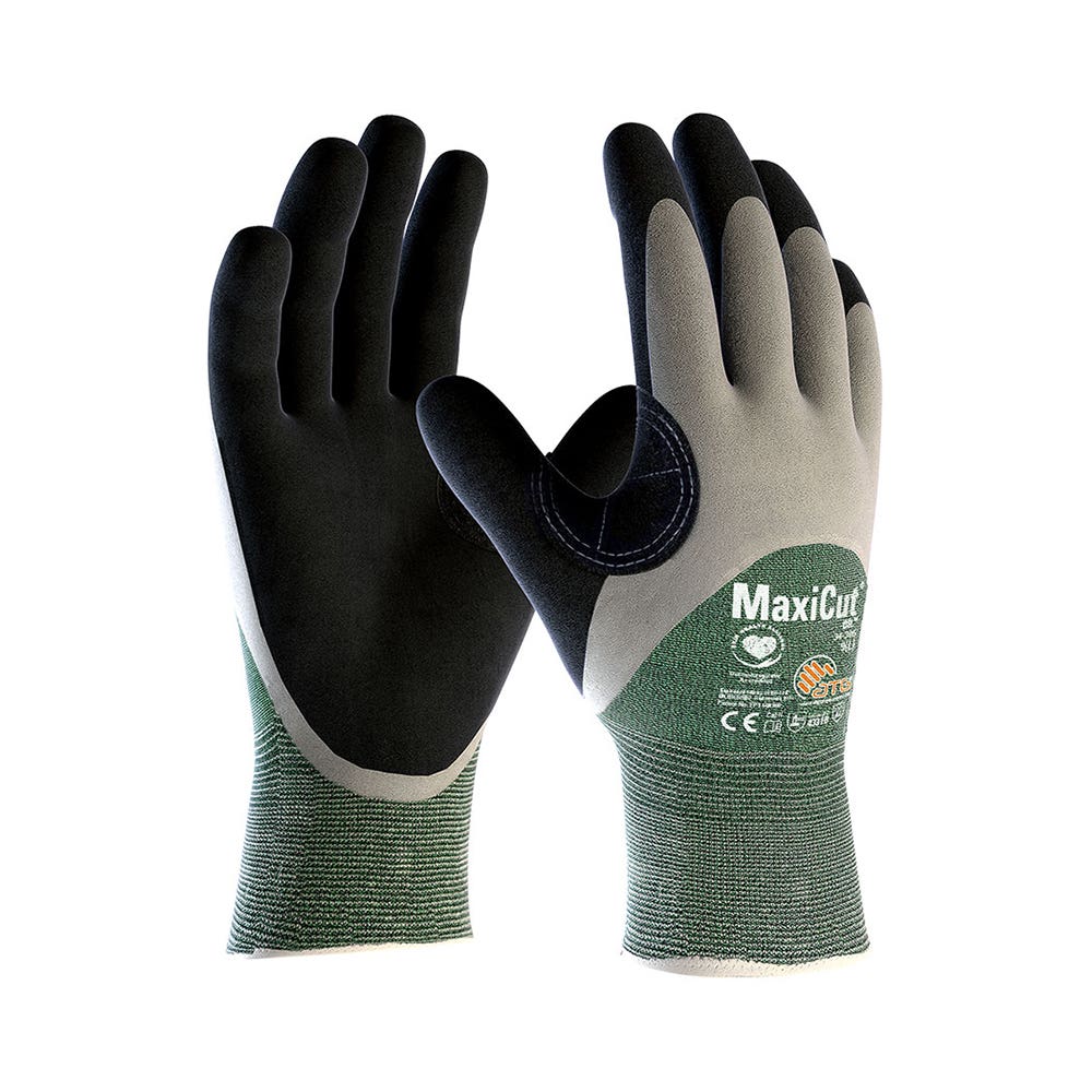 34-305 MaxiCut&reg; Oil&trade; Cut B Gloves 3/4 Nitrile Coated_34305