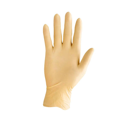 4100 Securitex Powder Free Latex Examination Gloves Natural 100 Pack 4100