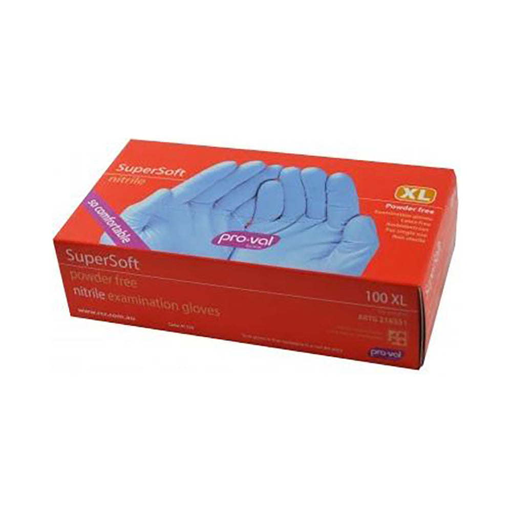 Gloves Nitrile Supersoft Examination Powder Free Blue Small Pk 100_40011220_41130