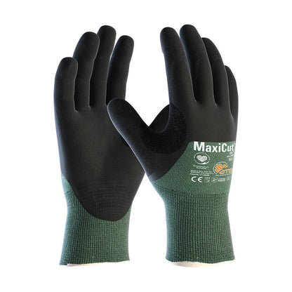 44-305 MaxiCut&reg; Oil&trade; Oil Resistant Gloves 3/4 Dip Nitrile Coating Vending Pack_44305