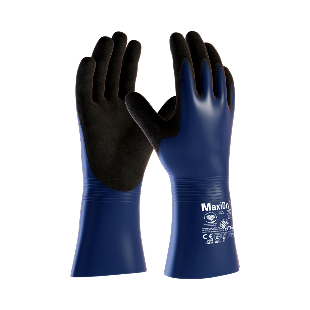 Glove MaxiDry Plus ATG Blue/black 56-530_56530