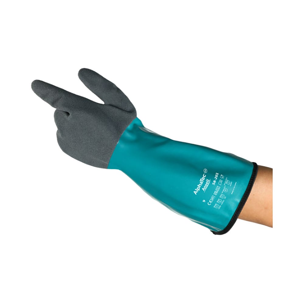 ALPHATEC Cold Heat Chemical-Resistant Gloves 58201 Ansell 58201