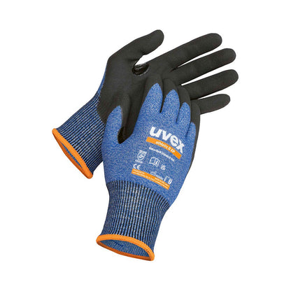 Uvex Athletic B XP Pam Coat NBR Foam Gloves Blue/Black 60036_60036