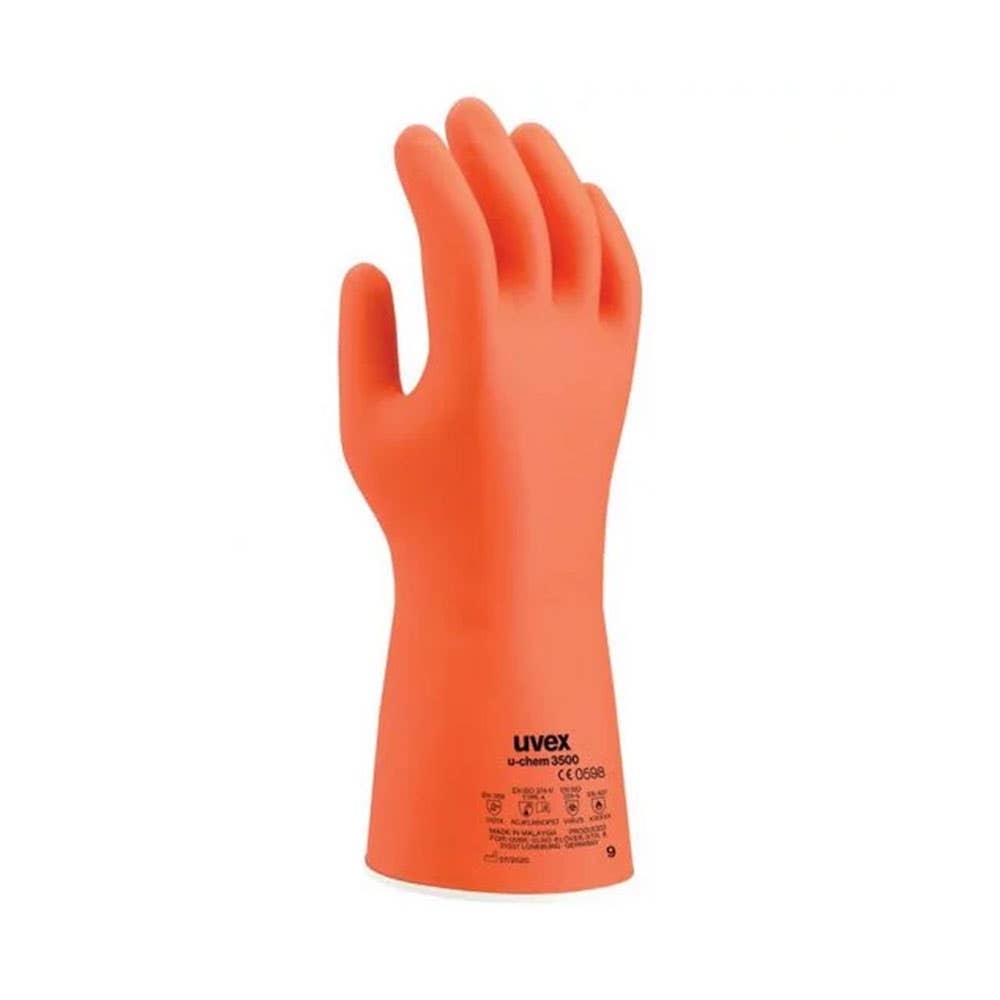 60188 uvex u-chem 3500 Chemical Resistant Gloves 60188