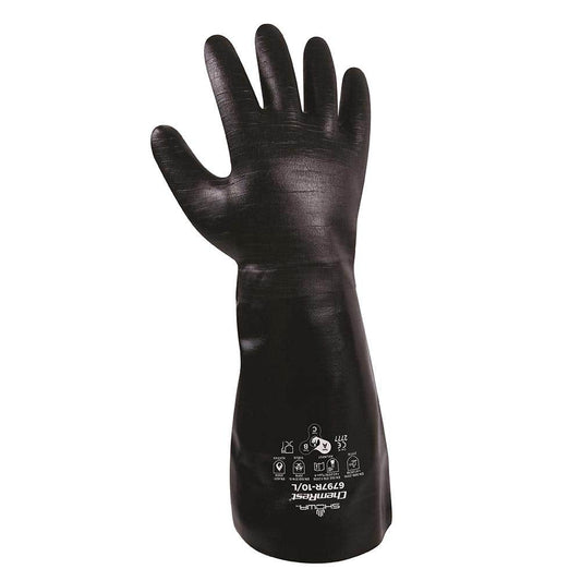 6797R Chemical & Heat Resistant Neoprene Gloves 460mm Black 10 30000849 6797R-10