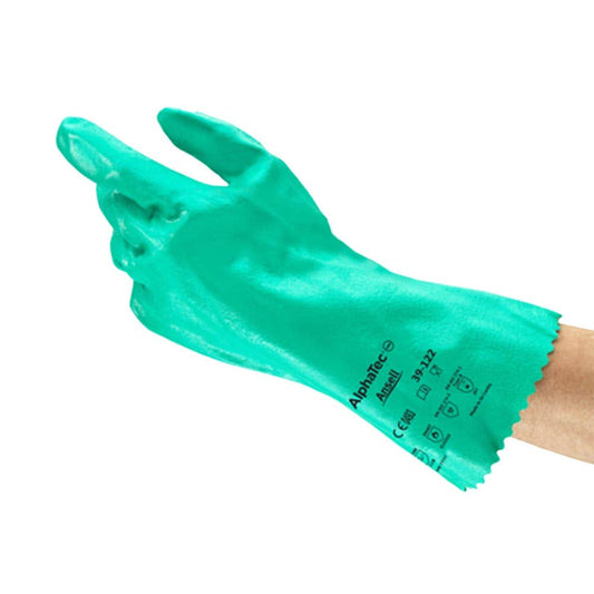 39-122 AlphaTec&reg; Chemical Resistant Gloves Nitrile Coated 39122