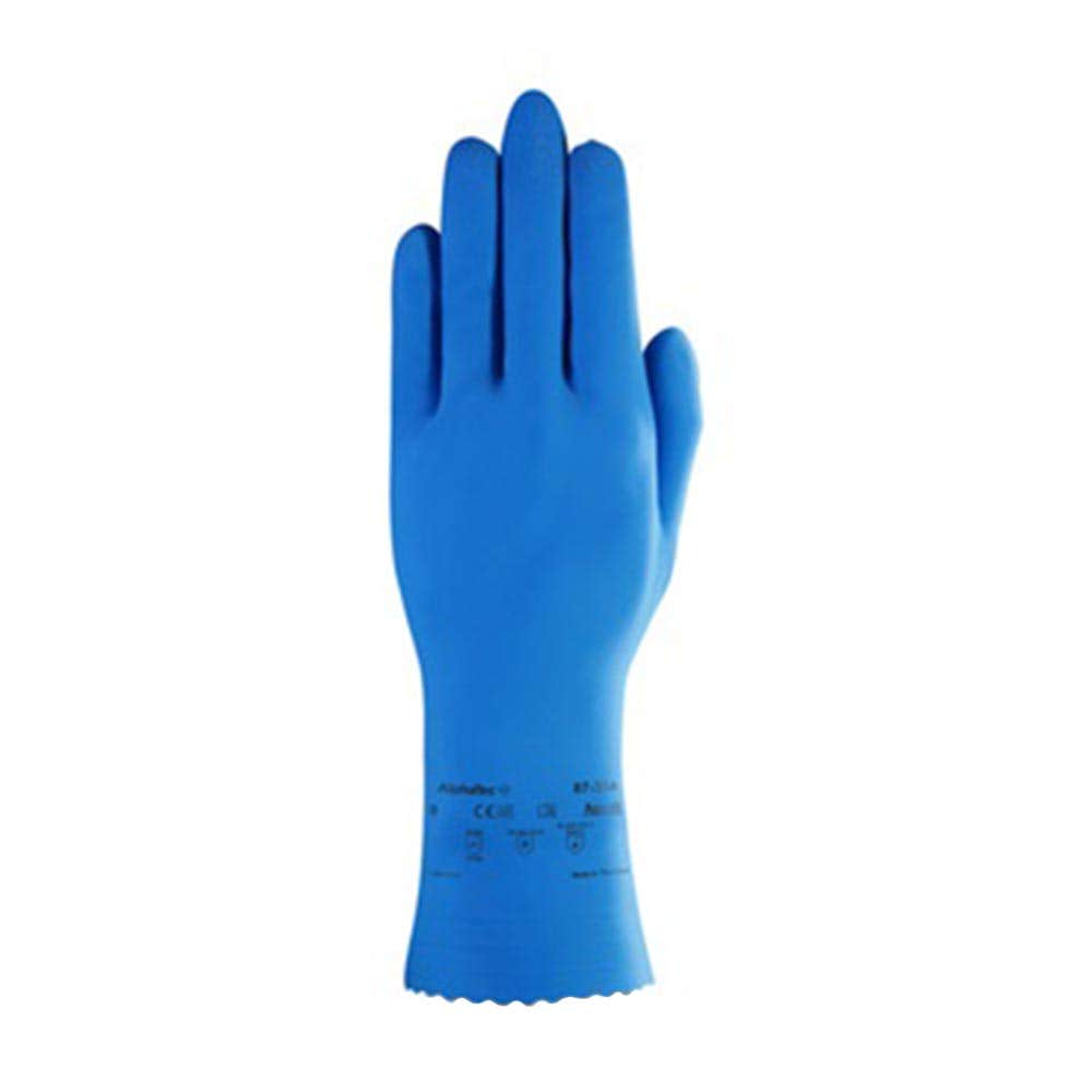Gloves Premium Blue 354 Rubber Latex Size 10 Ansell 79900615 3547 NLA