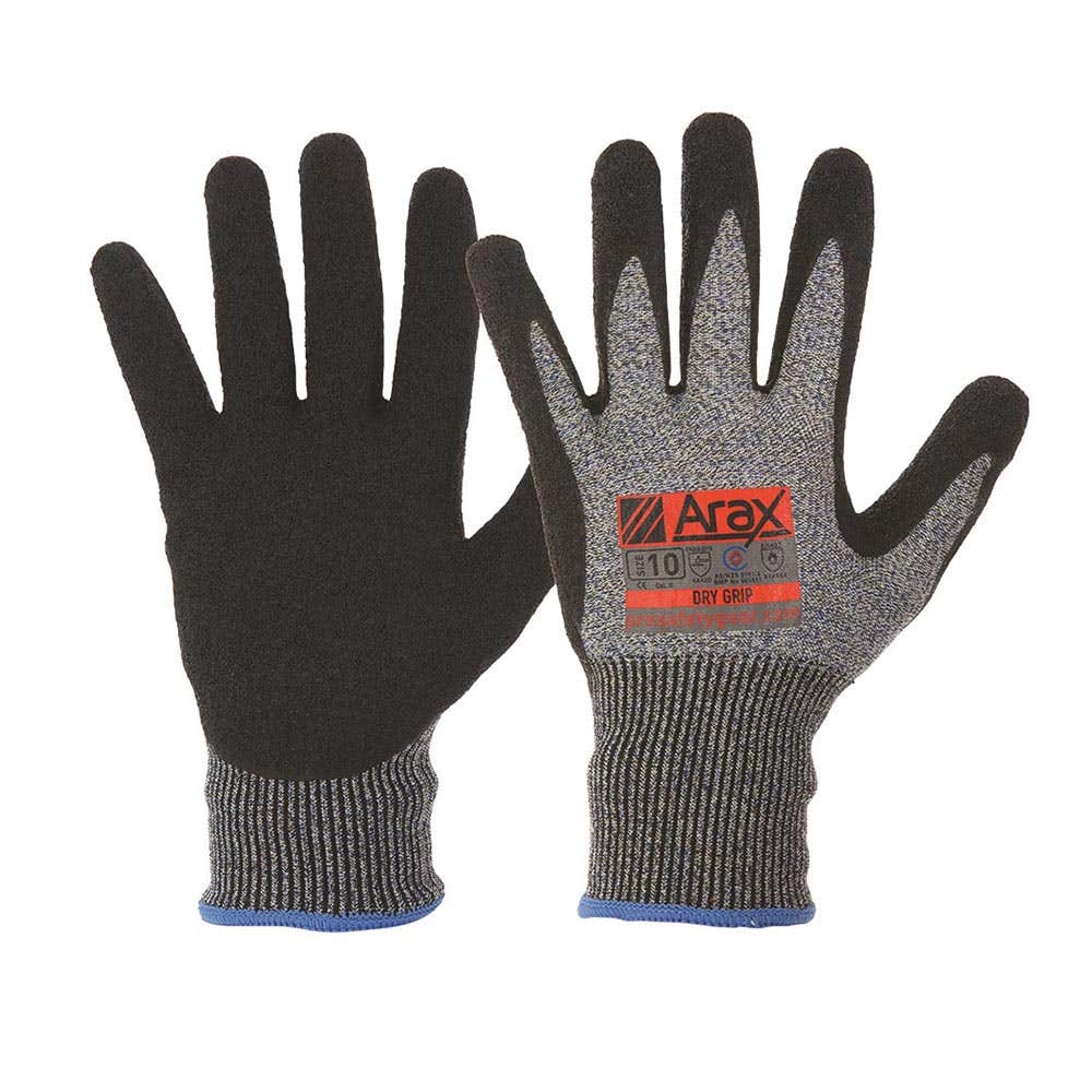 ALD Arax&reg; Cut D General Purpose Liner Gloves Latex Coated ARAXALD