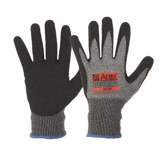 ALD Arax&reg; Cut D General Purpose Liner Gloves Latex Coated ARAXALD