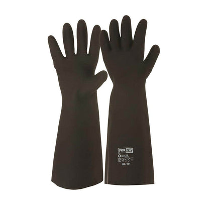 BK Black Knight&reg;  Rubber Latex Chemical Resistant Gloves 460mm PROBK