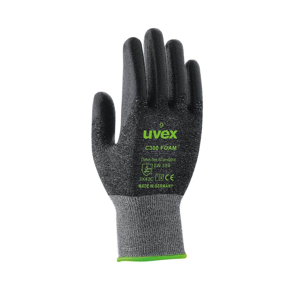 HX60544 C300 Foam Cut C General Purpose Gloves HPE Foam Coated_UVEXHX60544