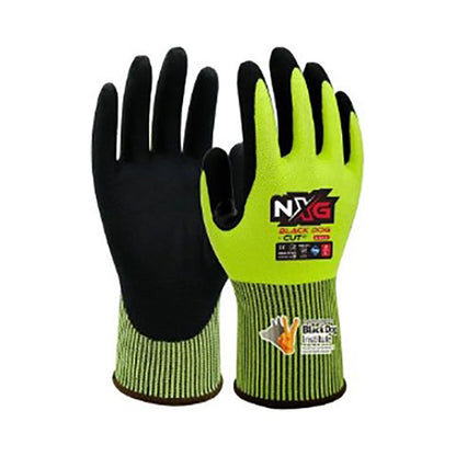 C-5133 Black Dog Cut D Hi-Vis Gloves Vend Ready Black/Yellow 10_40024299_C-5133-10V