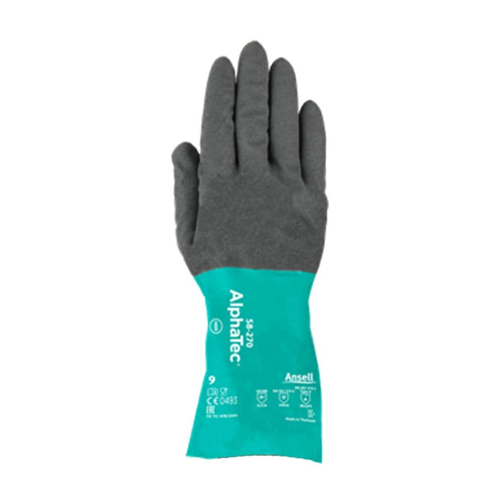 Gloves AlphaTec Chemical Gauntlet Size 10 Ansell 58-270 Vending Pack 30004766 58270VP100