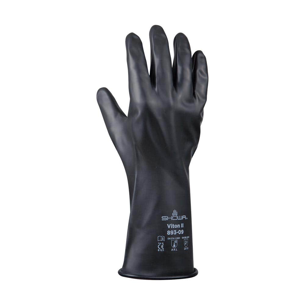 893 Chemical Resistant Rubber Gloves 305mm SHOWA893