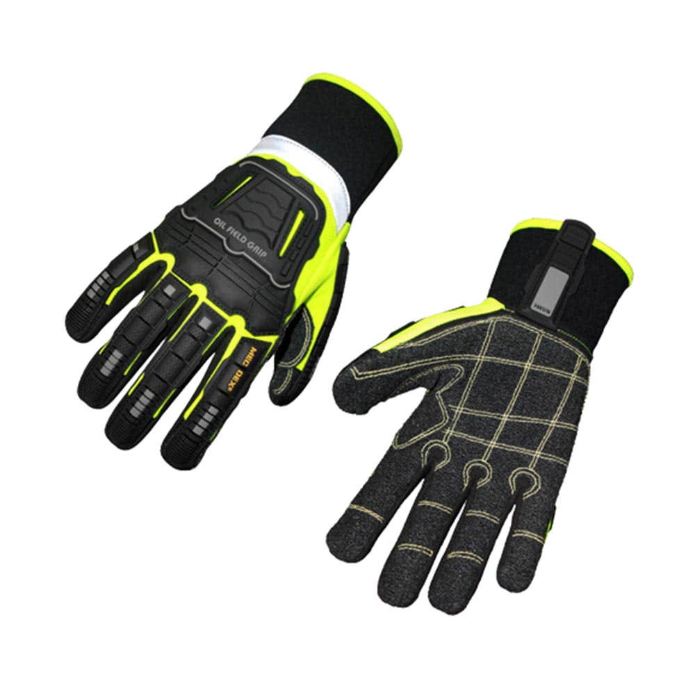 Gloves Cut 3 Oil Resistant Field Grip Kevlar Mec Dex 2XL_30000267_OF-614-Y-2XL_NLA