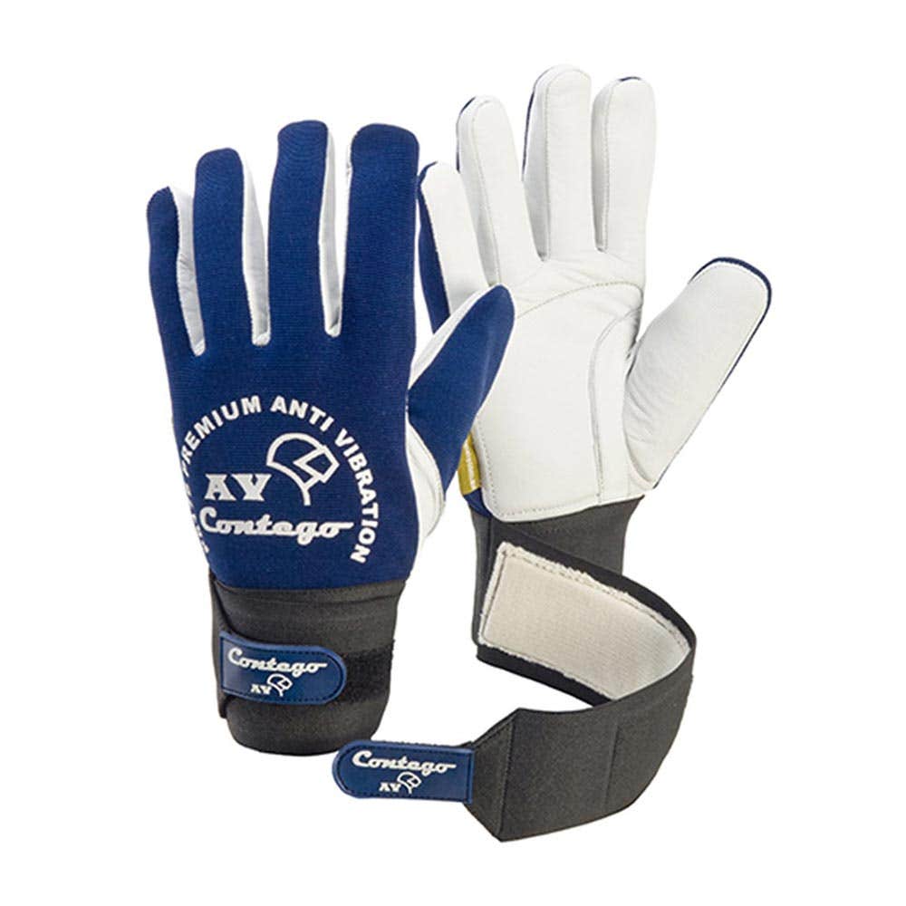 COANTIVIB Cut 3 Leather Palm Anti-Vibration Gloves COANTIVIB