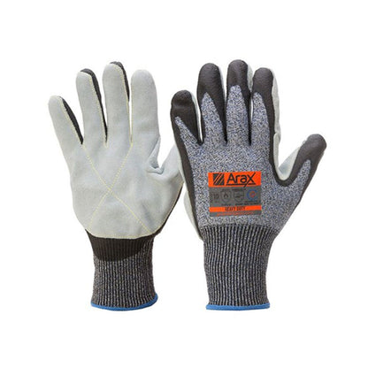 Gloves Cut 5 Resistant HD Synthetic Leather Palm Size 10 Arax 31021033 AFND10