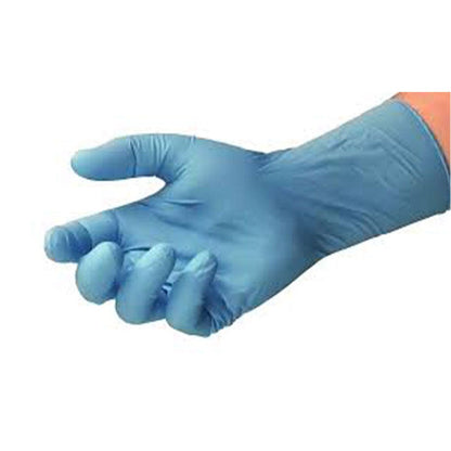 Gloves Disposable Nitrile Powder Free Long Cuff Blue 2XL Pk 100 40011170 DGN-0030-2XL
