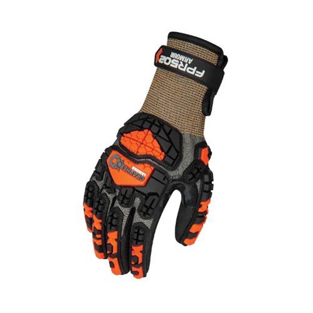 Force360 Graphex Armour Cut Glove Cut Level F 2X Large 9028225 GFPR502 NLA