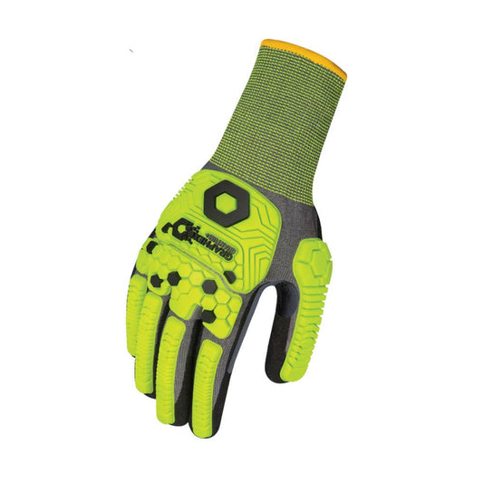 Graphex&reg; Quantum+ GFPR506 Cut F Hi-Vis Impact Gloves Sandvik GFPR506SANDVIK