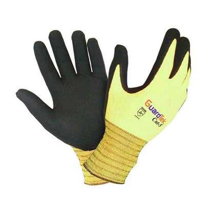 CUT-5YE Cut 5 Hi-Vis Gloves Nitrile Coated PIPCUT5YE