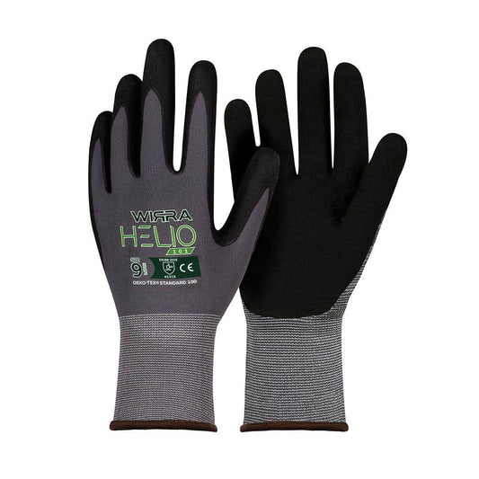 HELIO 101 General Purpose Gloves Nitrile Coated Grey/Black 10_55040876_NN101/10