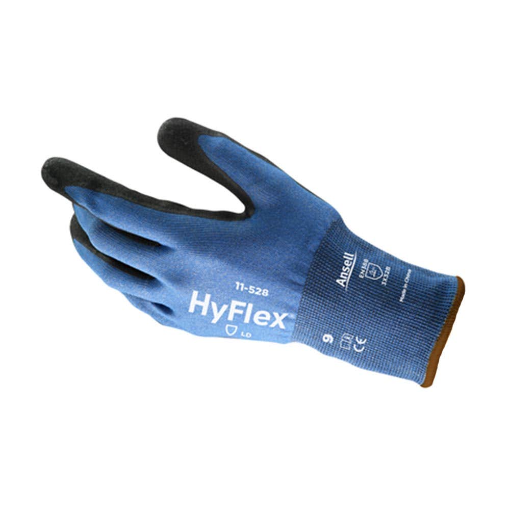 Ansell Hyflex 11-528 Light Weight Cut B Size 9 446771 11-528-9