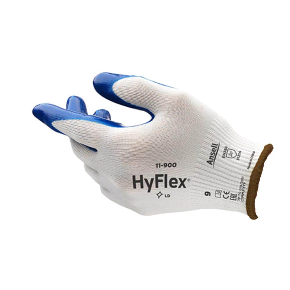 Gloves Hyflex NBR Size 10 Ansell 11-900 90118019 11-900-10