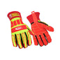 Gloves Impact Cut 5 Hi Vis Kevloc Palm Roughneck 2XL Ringers 228658 299-12