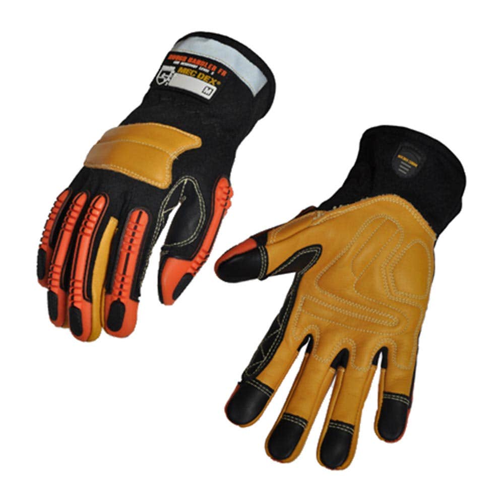 Gloves Impact Leather Flame Resistant Cut 5 Rough Handler Mec Dex_PR615