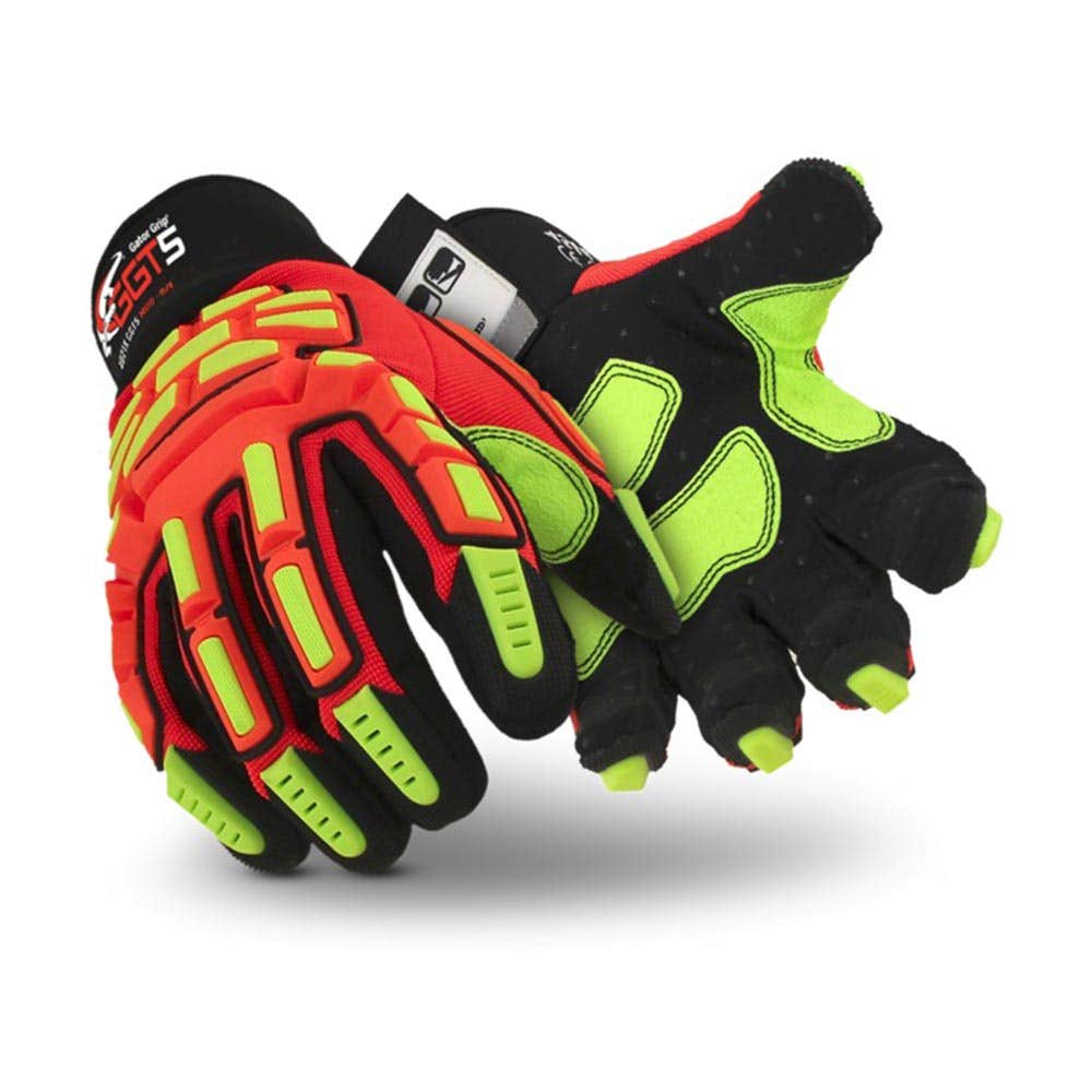 GGT5&reg; Mud Grip&reg; 4021X Cut F Hi-Vis Impact Gloves 4021X