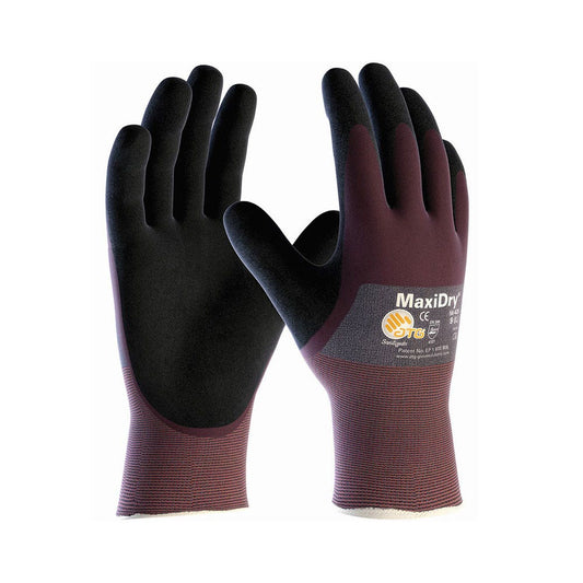 Gloves Nitrile Rubber Foam 3/4 Coated Knitwrist MaxiDry Size 10 ATG_30001055_56-425-10