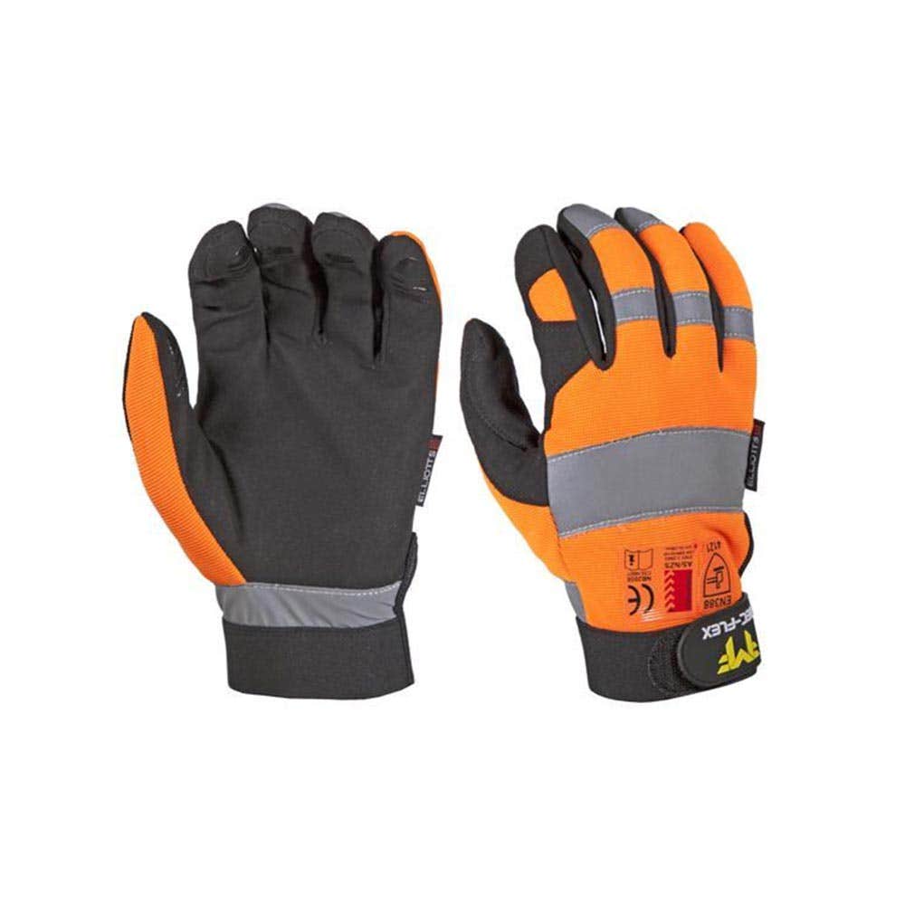 Mec-Flex Hi-Vis Utility Mechanics Gloves ELG0100