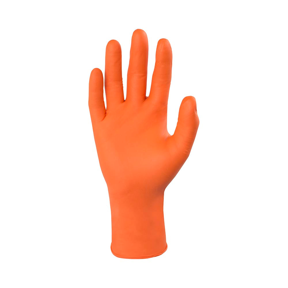 N48X Microflex Blaze Nitrile Disposable Gloves Orange 100 Pk_N48X