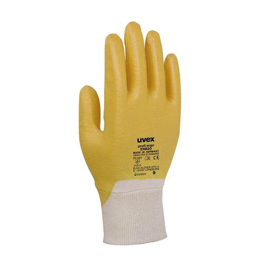 60148 Profi Ergo ENB20 General Purpose Gloves NBR Coated UVEX60148