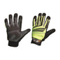 Gloves Arax Palm Cut 5 Hi Vis Yellow 2XL ProFit 303532 PTYC2XL