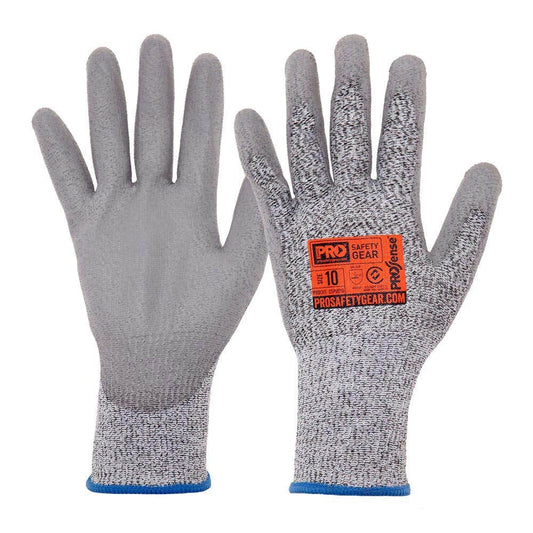 C5PUD Prosense C5 Cut D Gloves PU Coated C5PUD