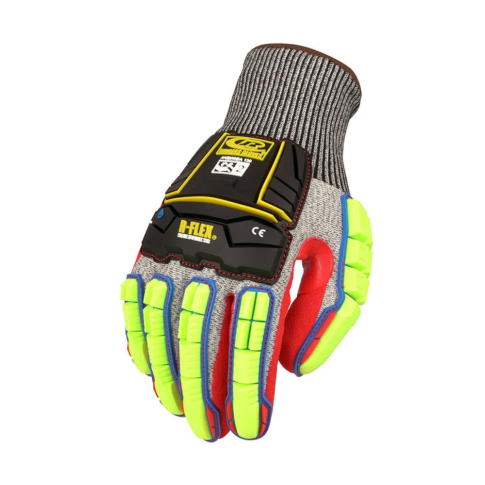 Gloves Knit Cut 5 Resistant TPR Impact Protection Ringers 2XL 30000281 065-12