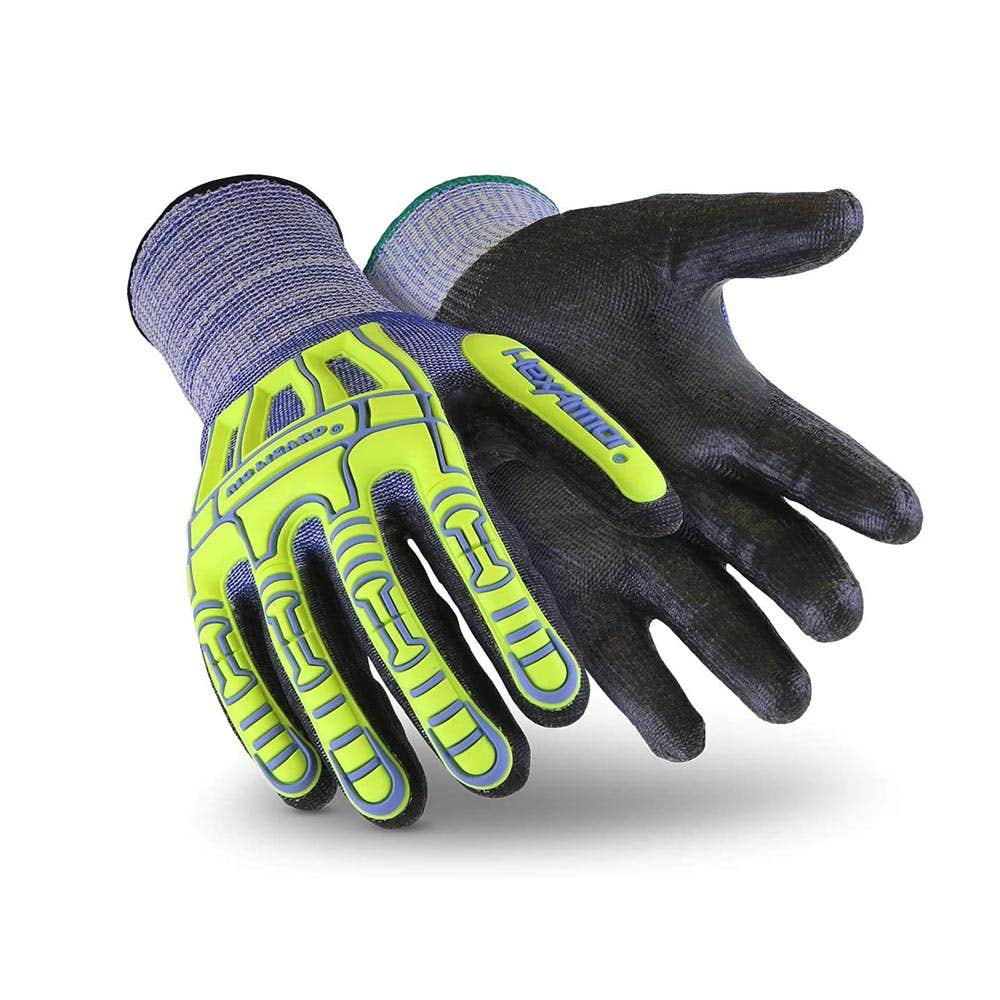 2095 Rig Lizard&reg; Thin Lizzie&trade; Cut F Impact Riggers Gloves Komatsu RIG2095KOM