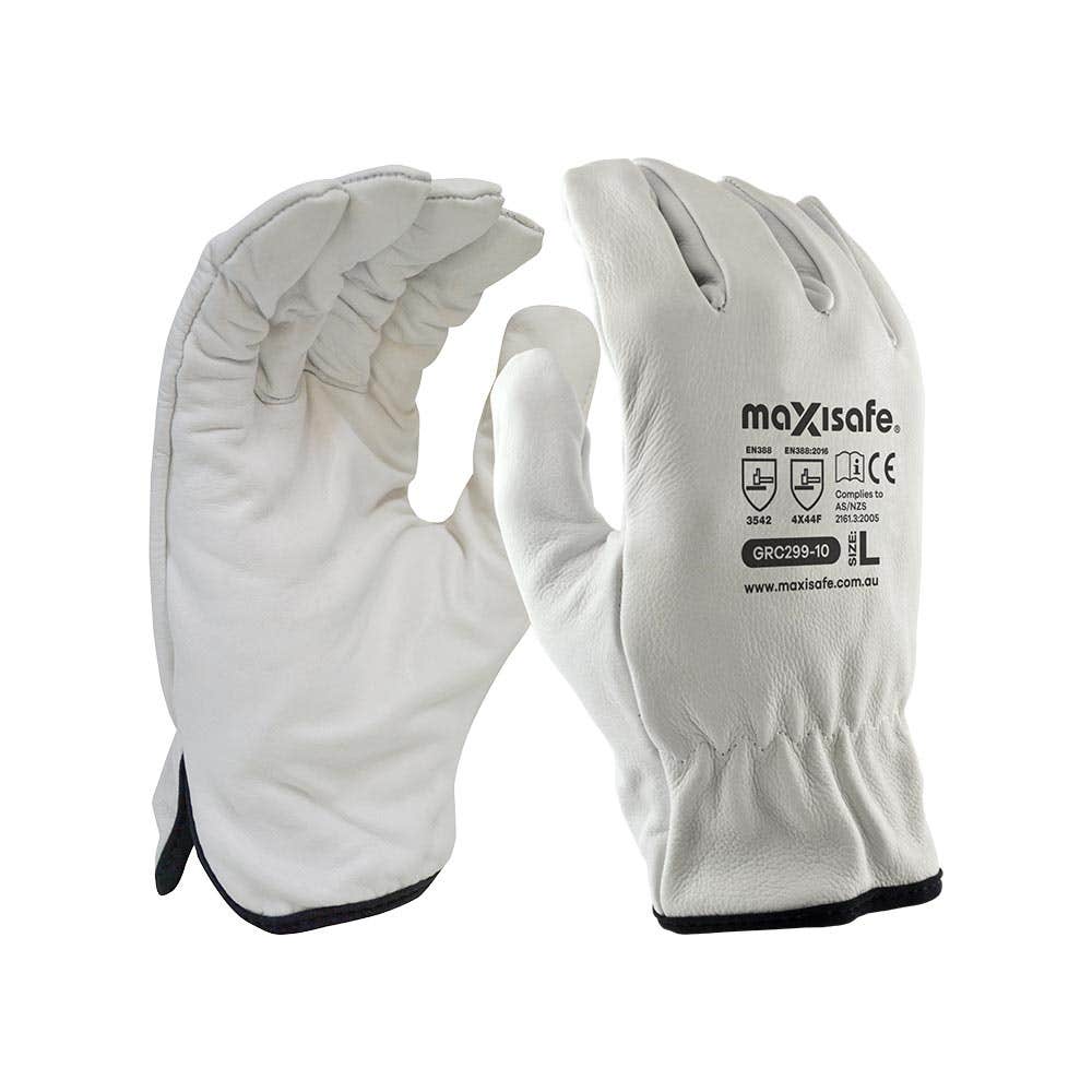 GRC299 Rigger Guard 5 Cut F Leather Gloves – ATOM