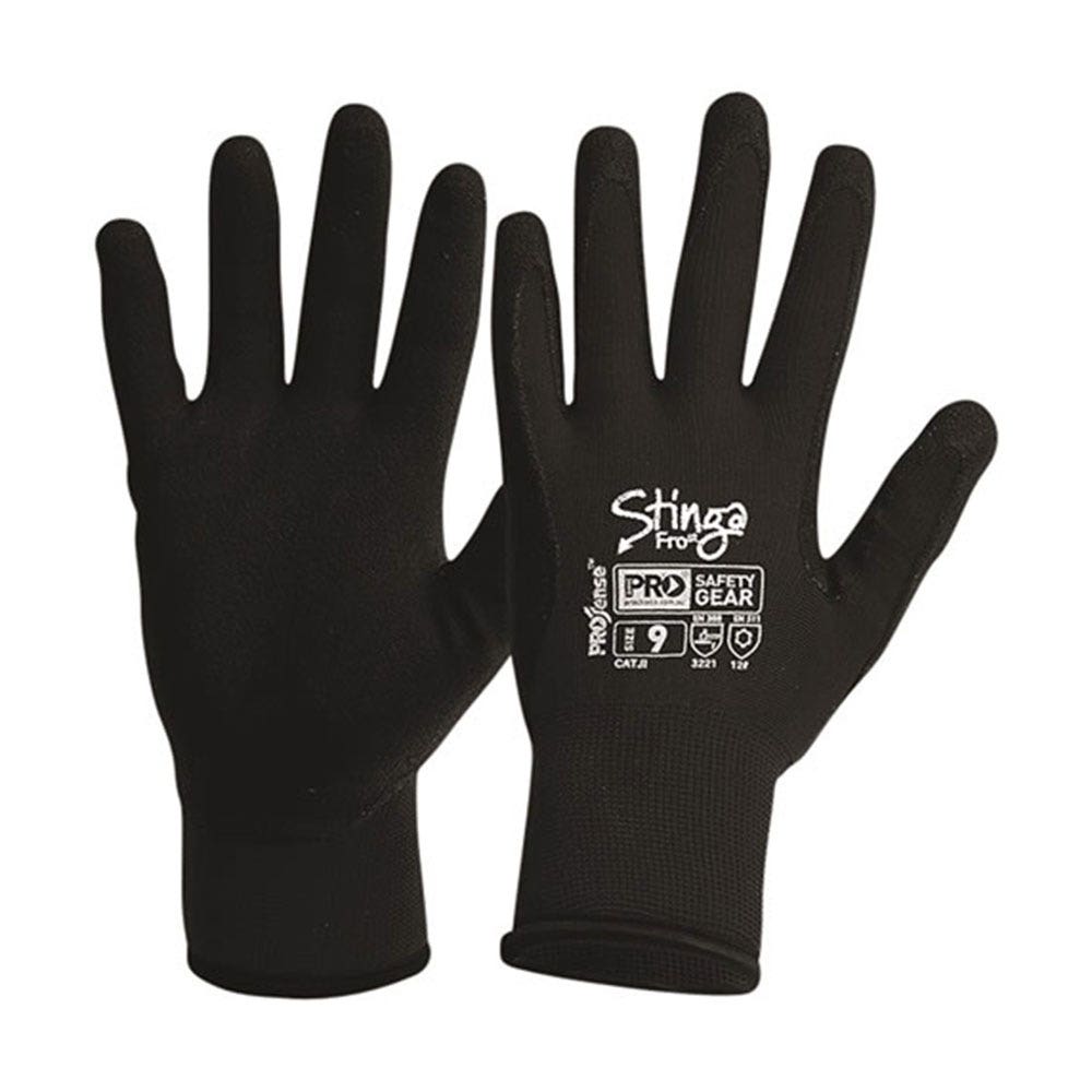 Gloves Stinga PVC Foam Dip On Acrylic Winter Liner 7 Prochoice 279420 NPFF7