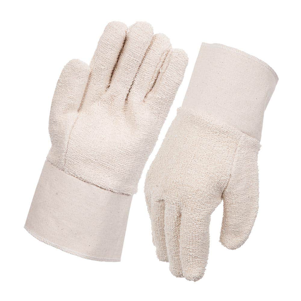Terry Cord Gloves With Open Cuff Large 427422 428024