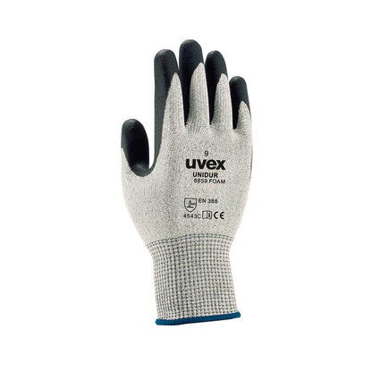 UD6659 Unidur Cut C General Purpose Gloves NBR Foam Coated UVEXUD6659