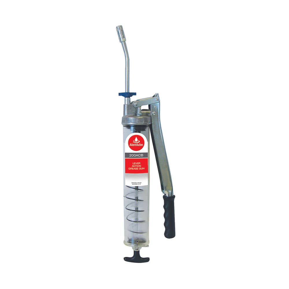 Lever Type Grease Gun Clear 400g 302243 200ACB
