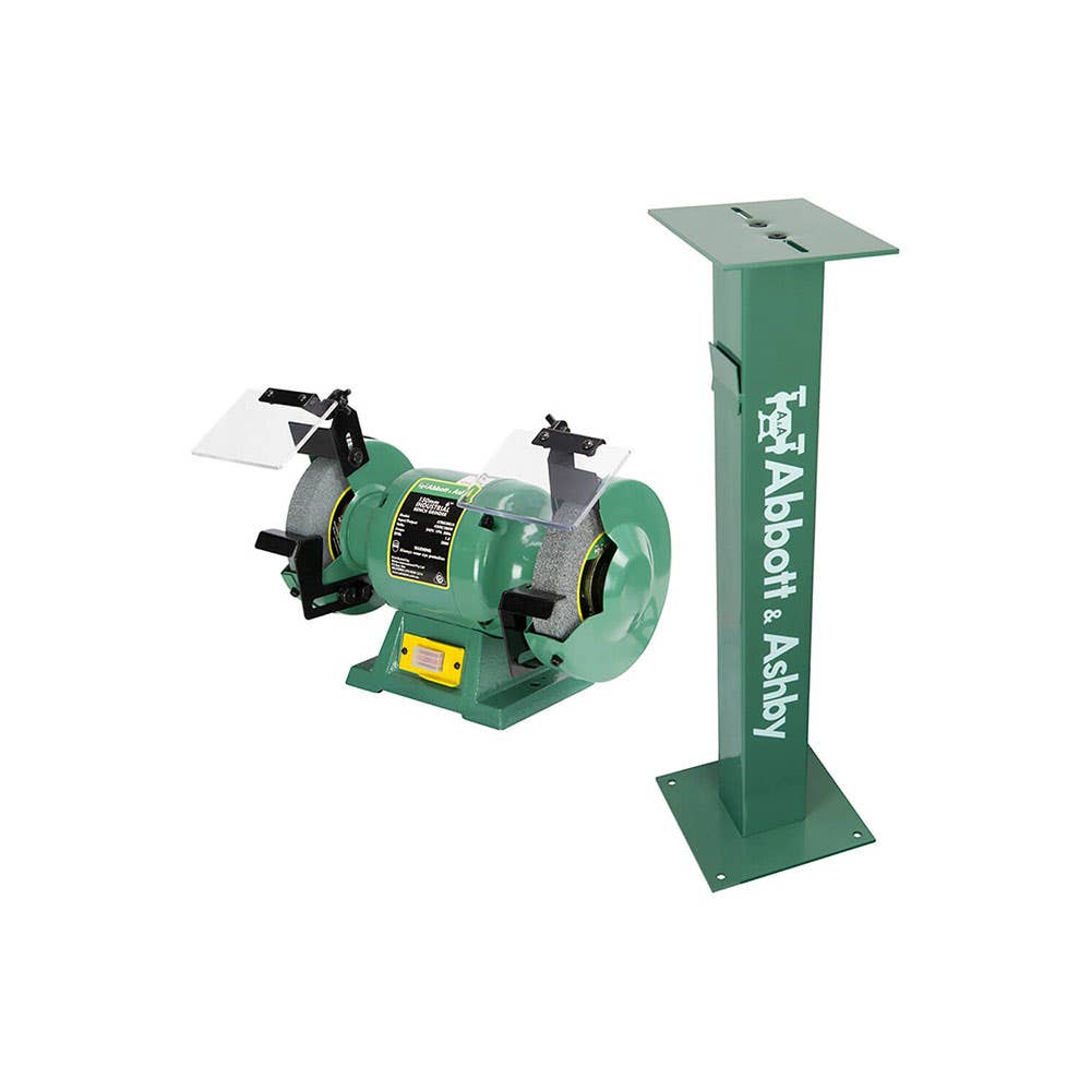 Bench Grinder 20mm with Heavy Duty Pedestal 514161 ATBG600/8-PED
