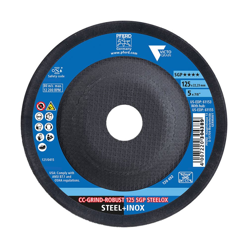 CC Grind Robust Grinding Wheel SGP Steelox 125mm 544942 64195126