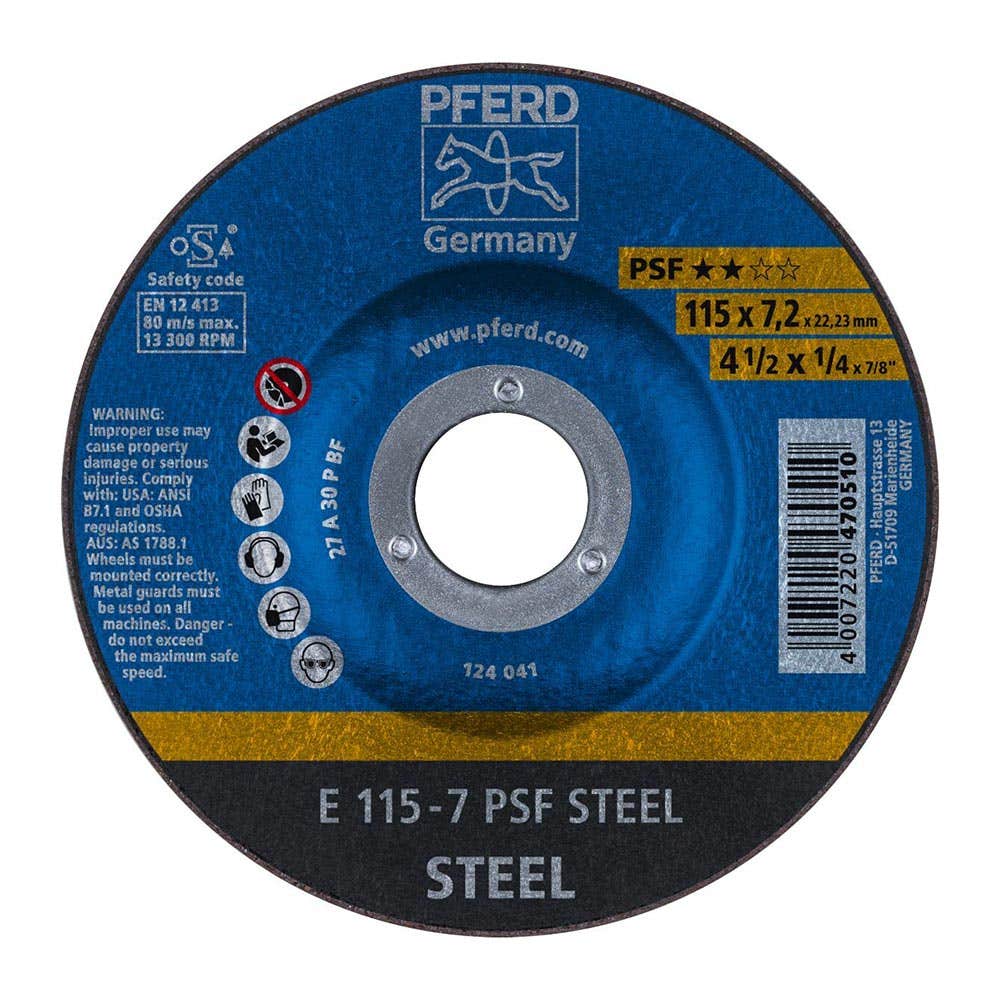 115mm Depressed Centre Grinding Disc 92640025 62011634