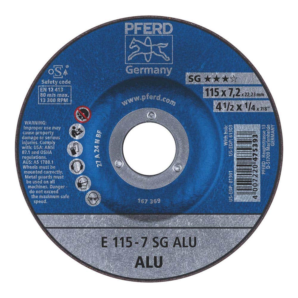 Wheel Grinding Reinforced Aluminium E115-7A 24 258399 62211622