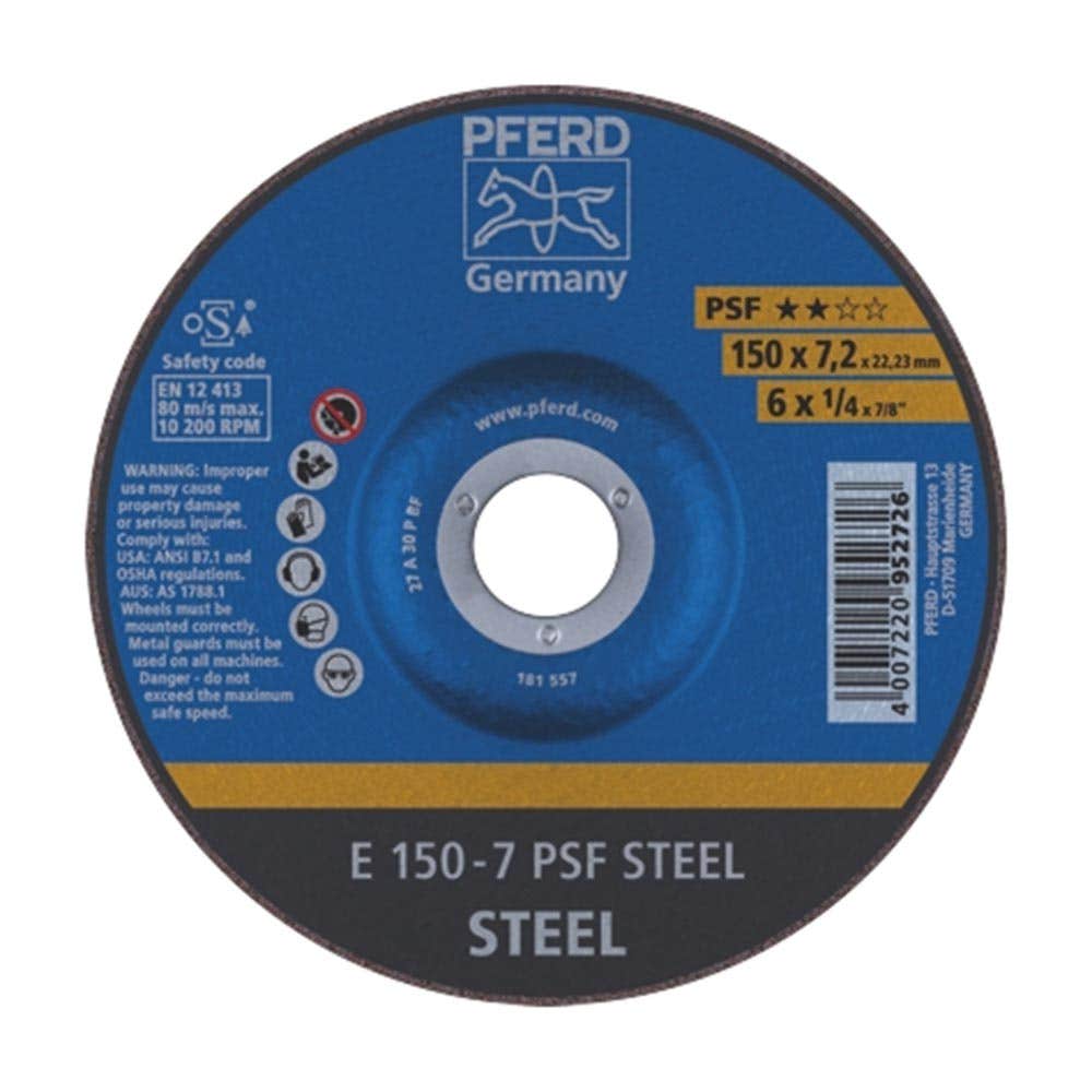 Wheel Grinding Steel E 150-7 A 30 P PS-FORTE 414536 62015628